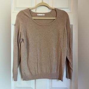 NWOT Sfera tan cardigan. Size L